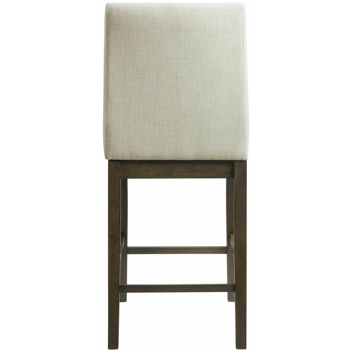  Elements International Dapper Counter Height Side Chair Set in Walnut IMAGE 3