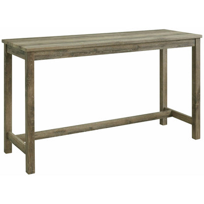  Elements International Oak Lawn Bar Table Single Pack (Table + Three Stools) IMAGE 3