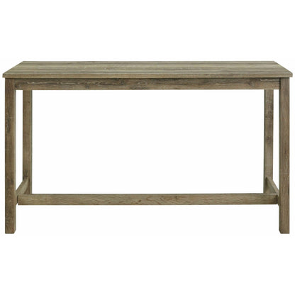  Elements International Oak Lawn Bar Table Single Pack (Table + Three Stools) IMAGE 4