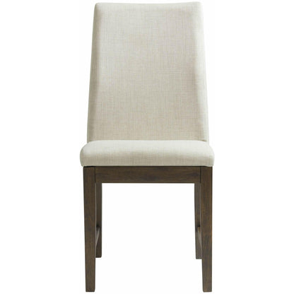  Elements International Dapper Dining Side Chair (Walnut Finish) IMAGE 2