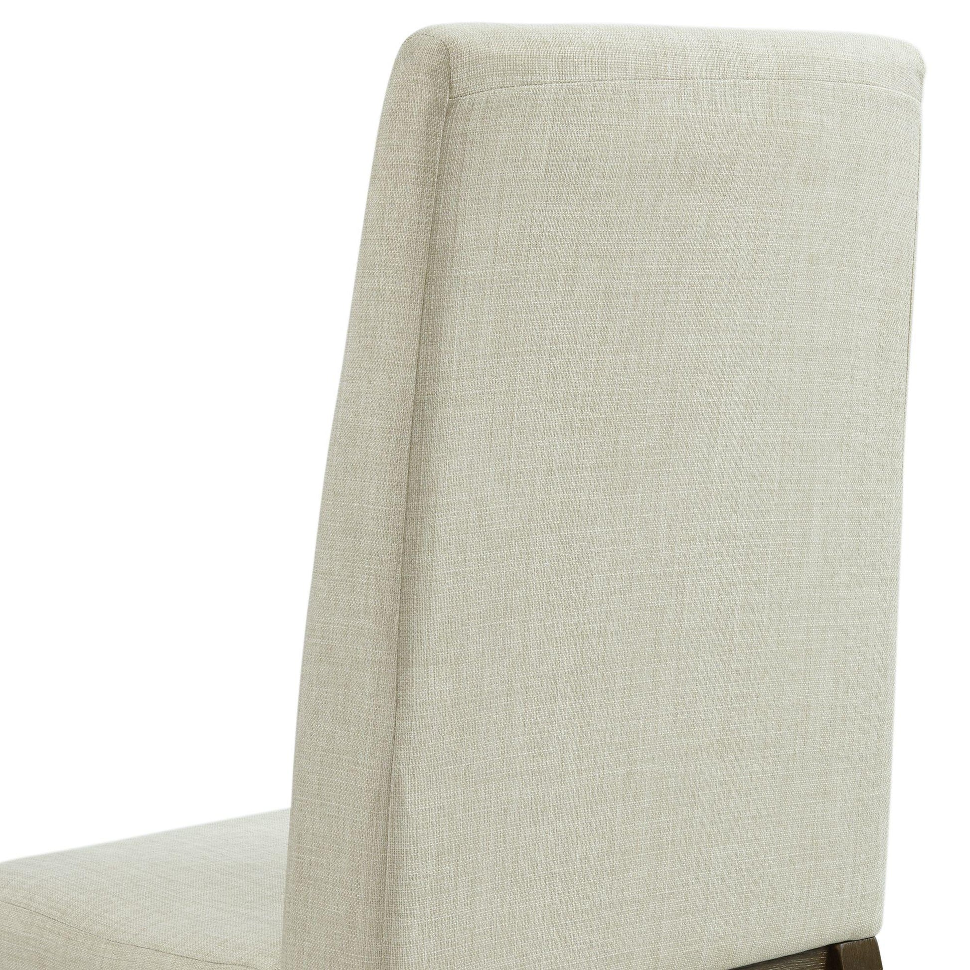  Elements International Dapper Dining Side Chair (Walnut Finish) IMAGE 4