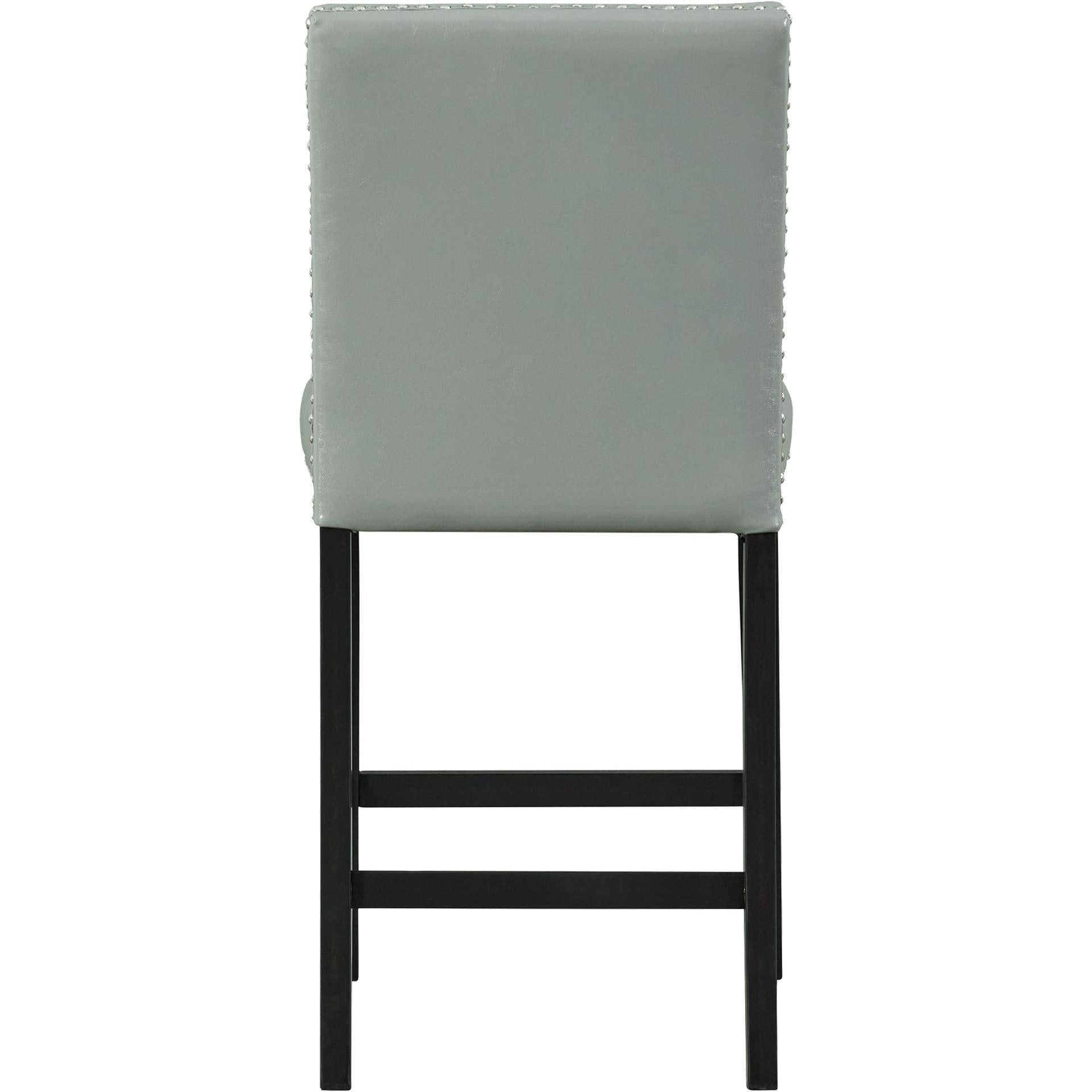  Elements International Meridian Counter Side Chair Grey IMAGE 3