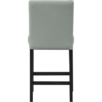 Elements International Meridian Counter Side Chair Grey IMAGE 3