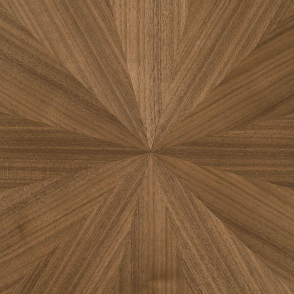  Elements International Weston Round Dining Table Walnut IMAGE 7