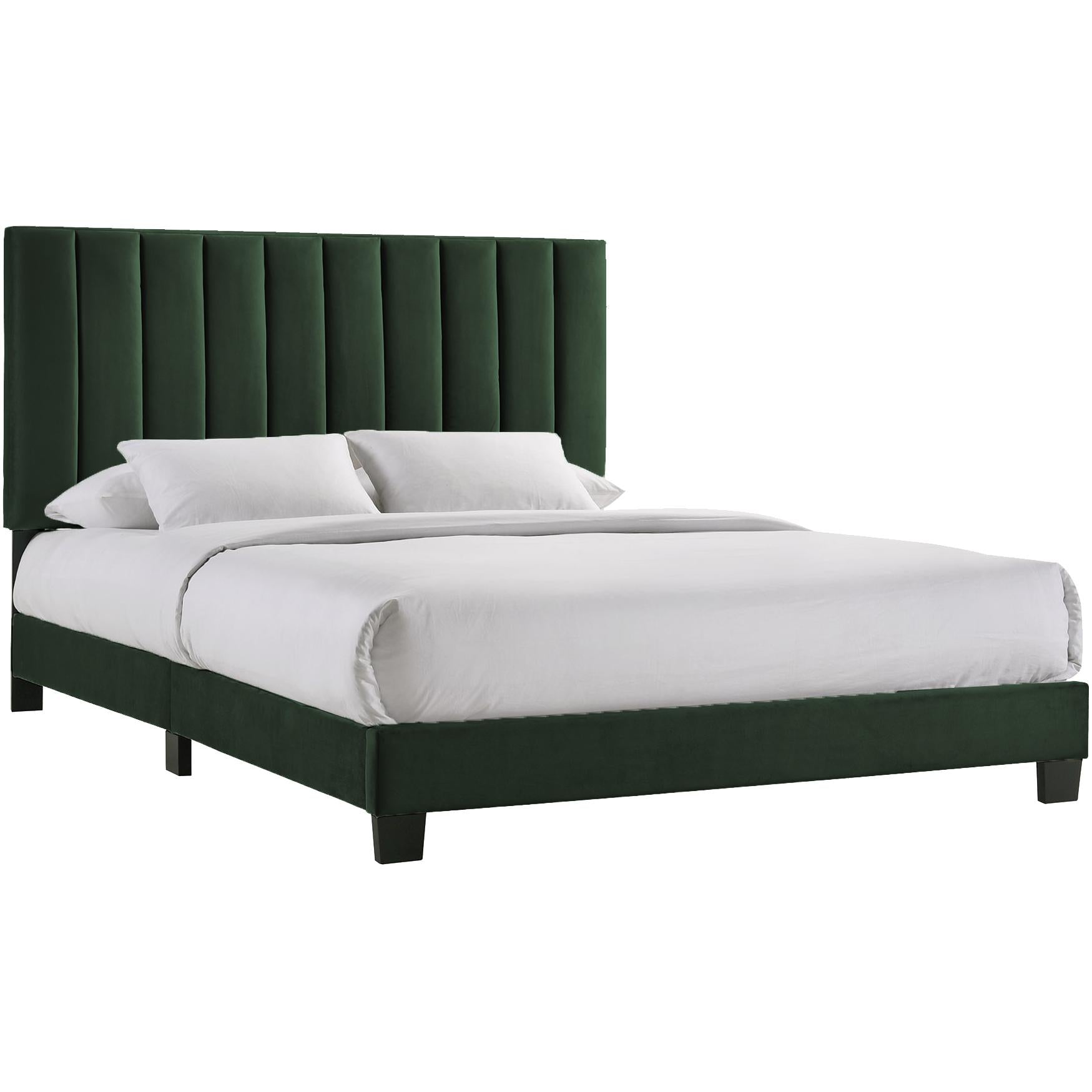  Elements International Coyote Queen Bed W/Carroll Emerald w/Two End Table IMAGE 2