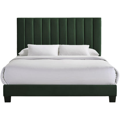 Elements International Coyote Queen Bed W/Carroll Emerald w/Two End Table IMAGE 3