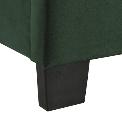  Elements International Coyote Queen Bed W/Carroll Emerald w/Two End Table IMAGE 7