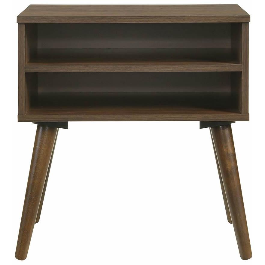  Elements International Coyote Queen Bed W/Carroll Grey w/Two End Table IMAGE 7