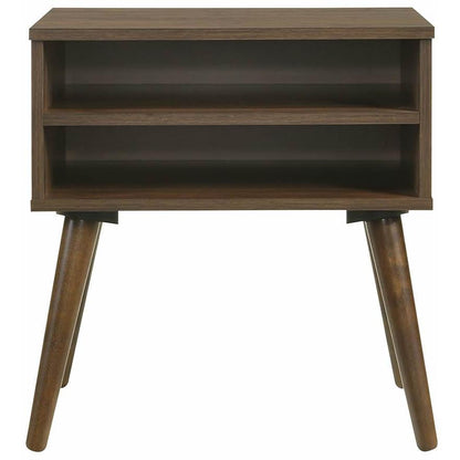  Elements International Coyote Queen Bed W/Carroll Grey w/Two End Table IMAGE 7