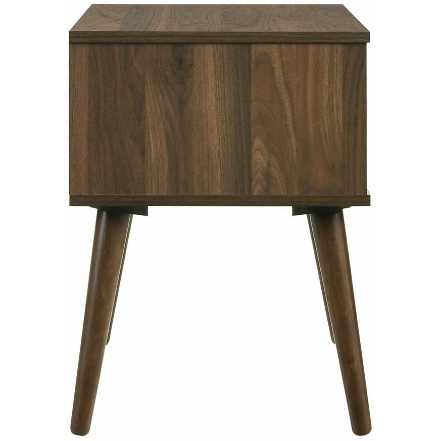  Elements International Coyote Queen Bed W/Carroll Grey w/Two End Table IMAGE 8
