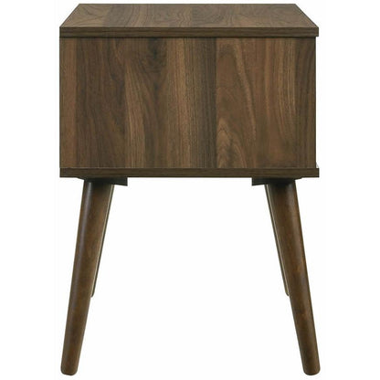  Elements International Coyote Queen Bed W/Carroll Grey w/Two End Table IMAGE 8