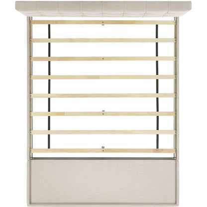  Elements International Hacienda Queen Storage Bed W/Tacoma Oak White CM 001 IMAGE 4