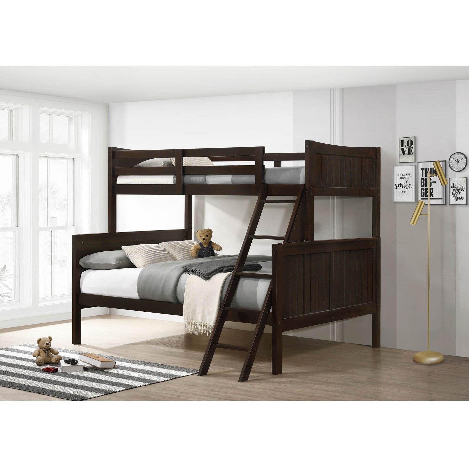  Elements International Sami Twin Over Full Bunk Espresso IMAGE 9