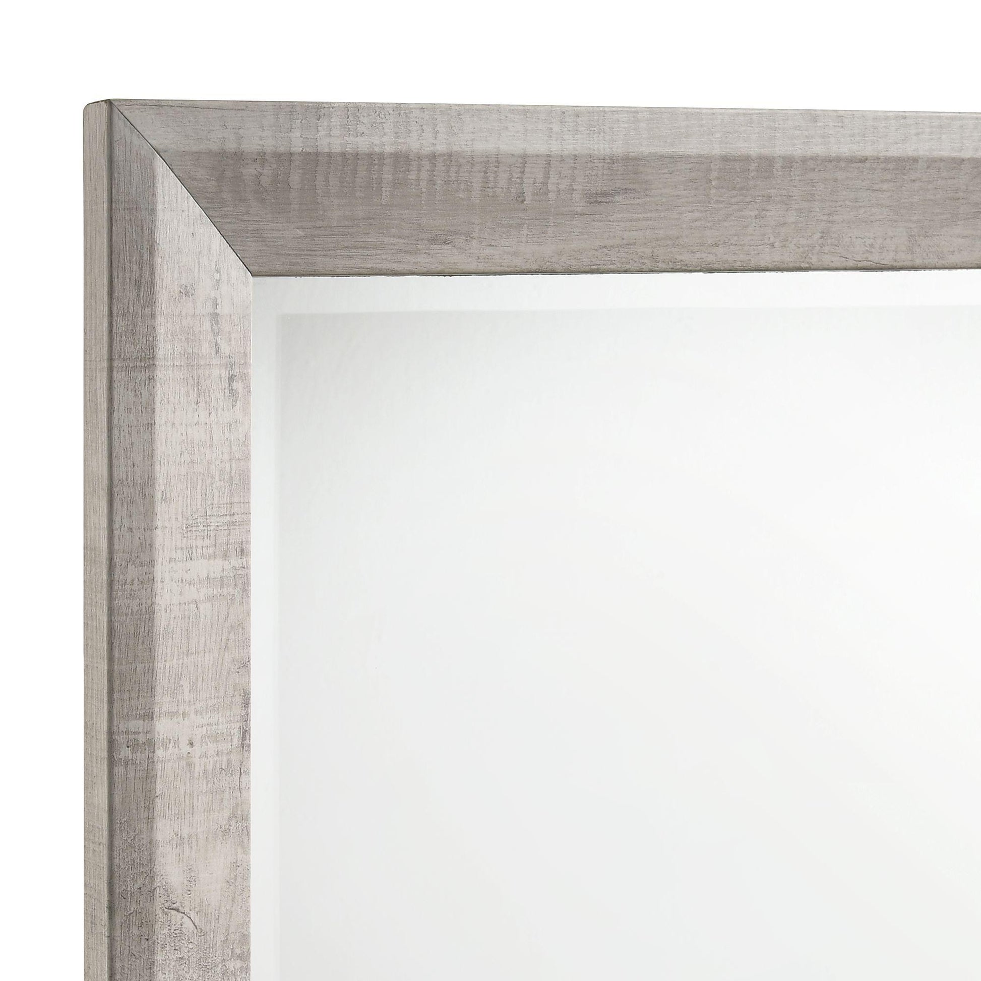  Elements International Ellen Dresser & Mirror Set White IMAGE 3