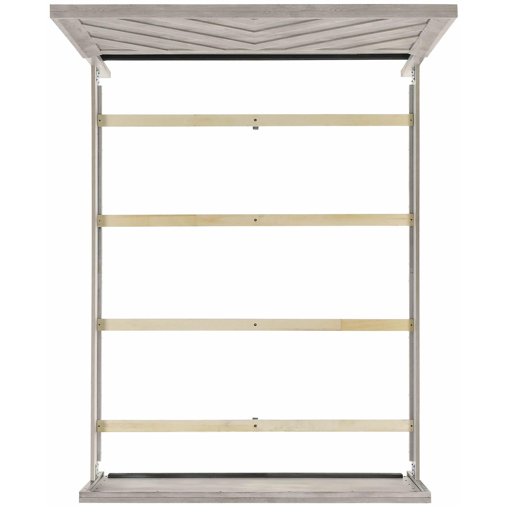  Elements International Ellen EL700QB Queen Bed - White IMAGE 4