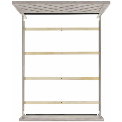  Elements International Ellen EL700QB Queen Bed - White IMAGE 4