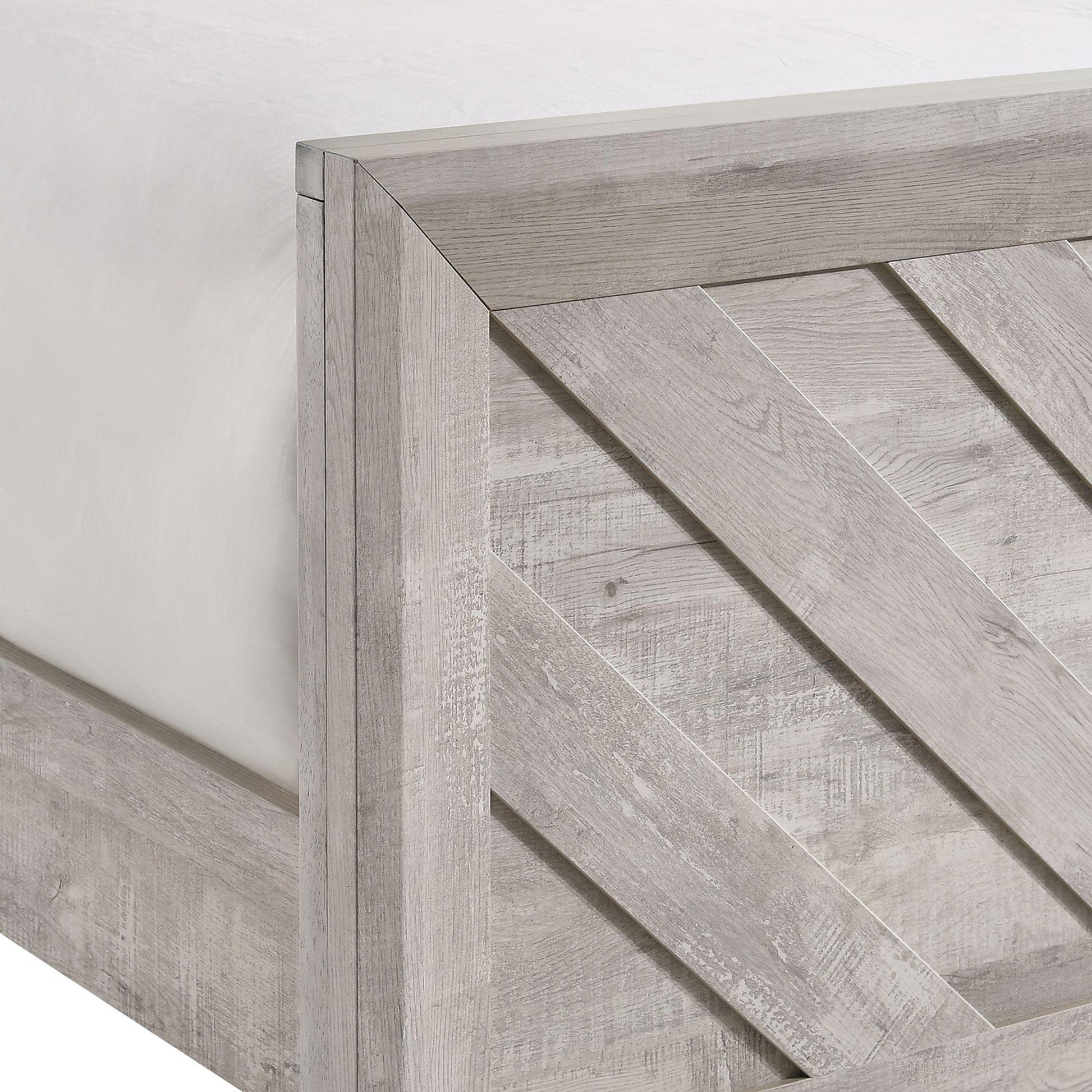  Elements International Ellen EL700KB King Bed - White IMAGE 6