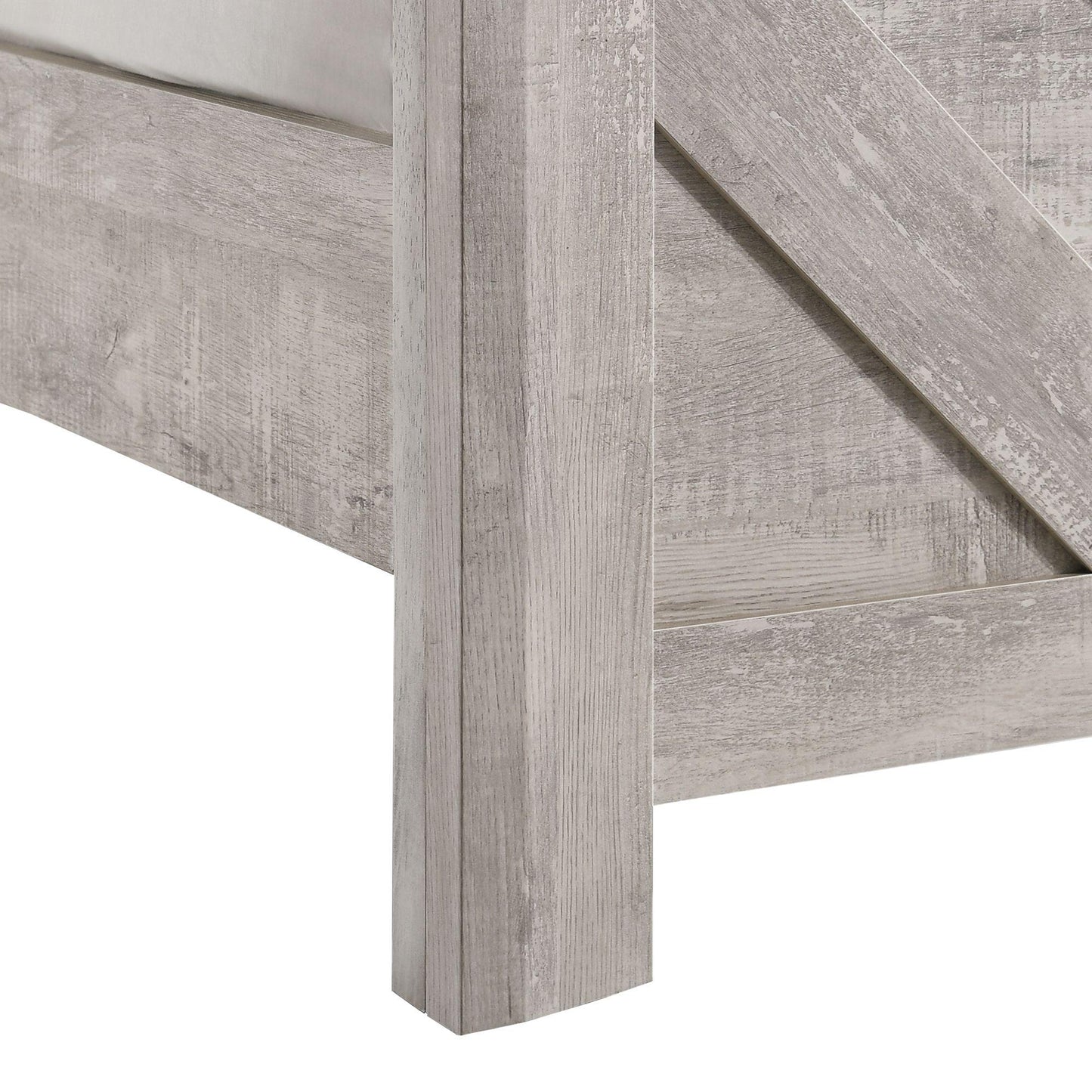  Elements International Ellen EL700KB King Bed - White IMAGE 7