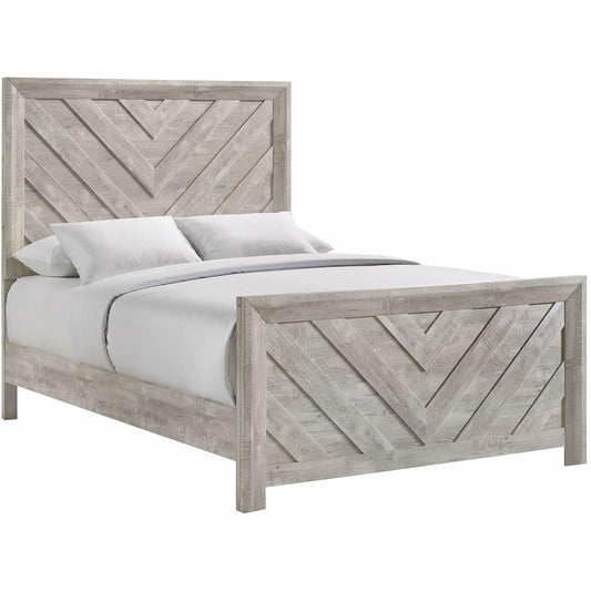 Elements International Ellen EL700FB Full Bed - White IMAGE 1
