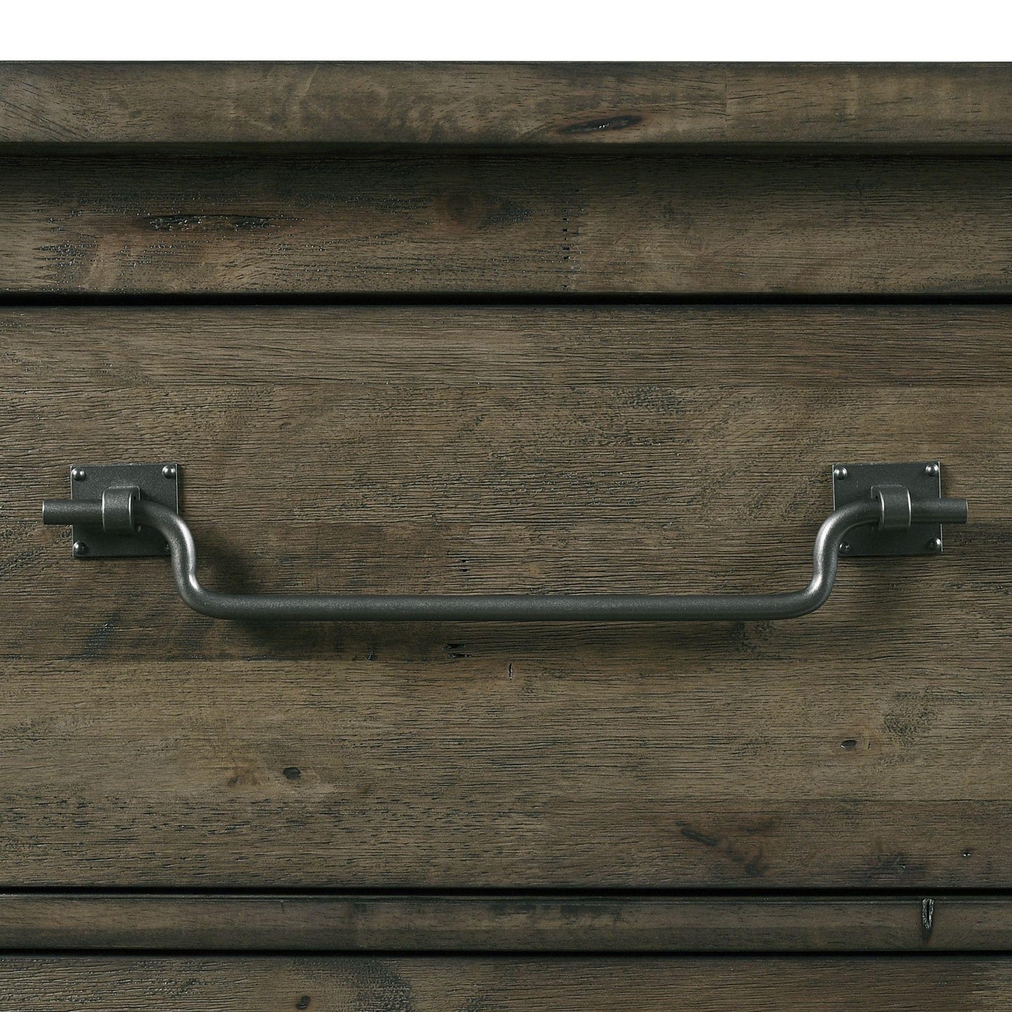  Elements International Maverick Dresser & Mirror Grey IMAGE 6