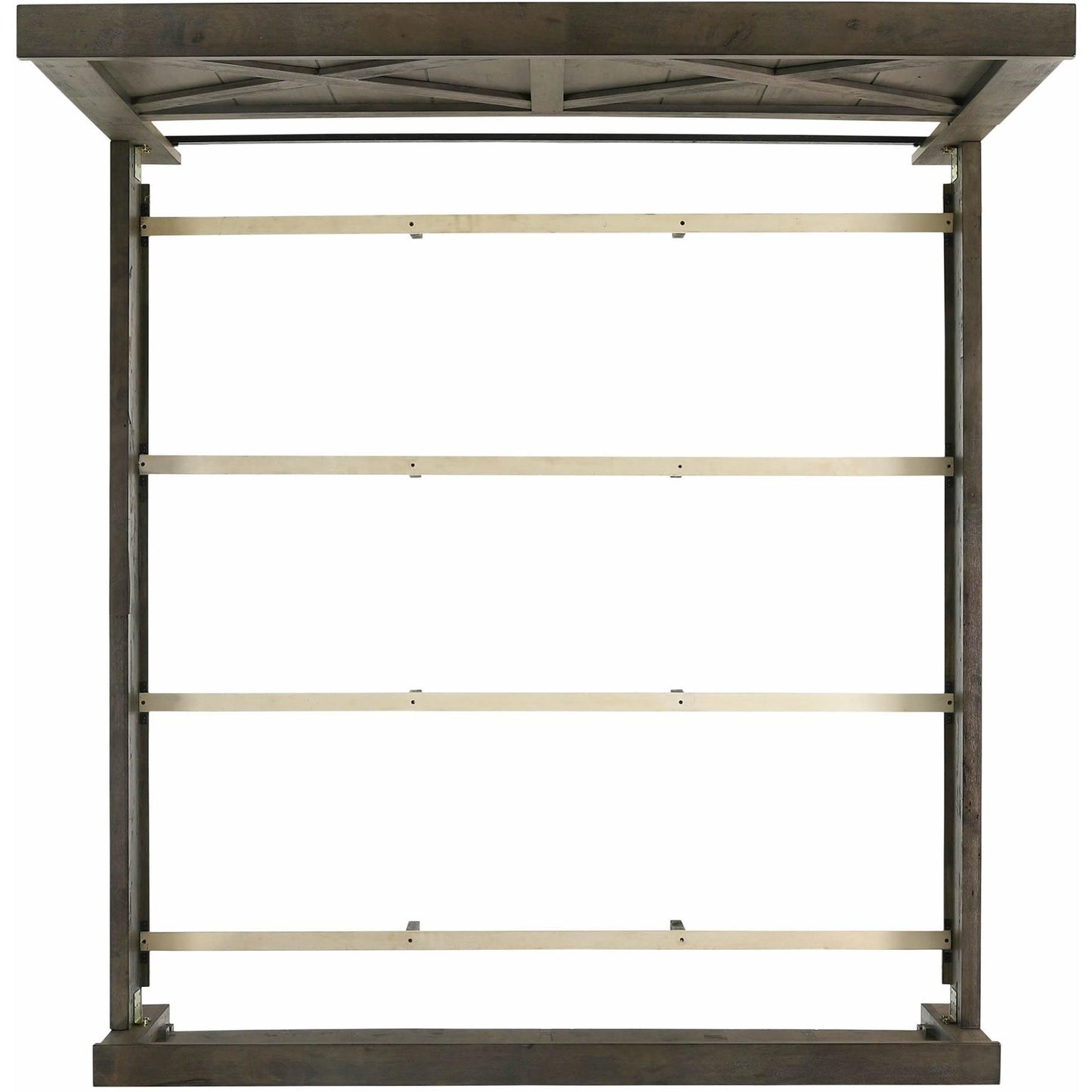  Elements International Maverick King Panel Bed Grey IMAGE 3