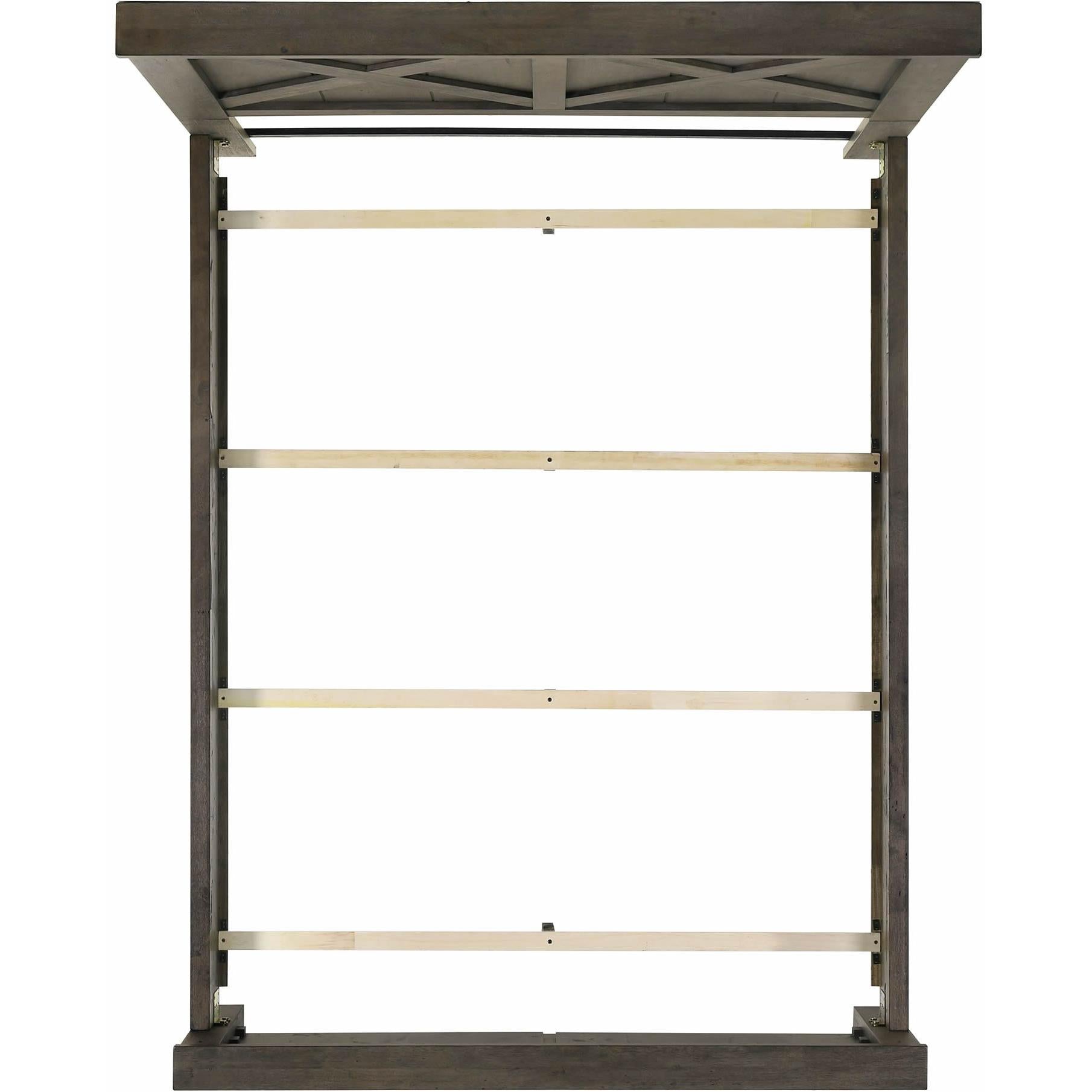  Elements International Maverick Queen Panel Bed Grey IMAGE 3
