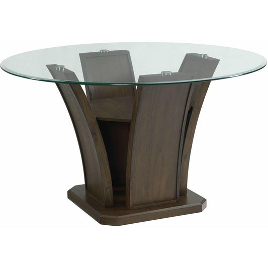  Elements International Dapper Round Dining Table IMAGE 1