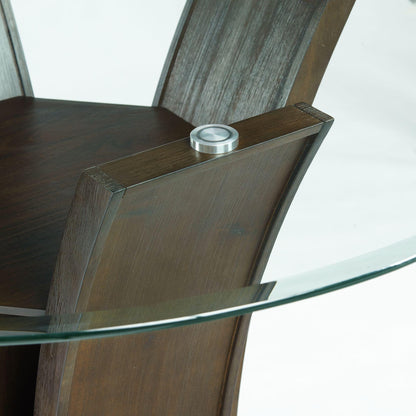  Elements International Dapper Round Dining Table IMAGE 4