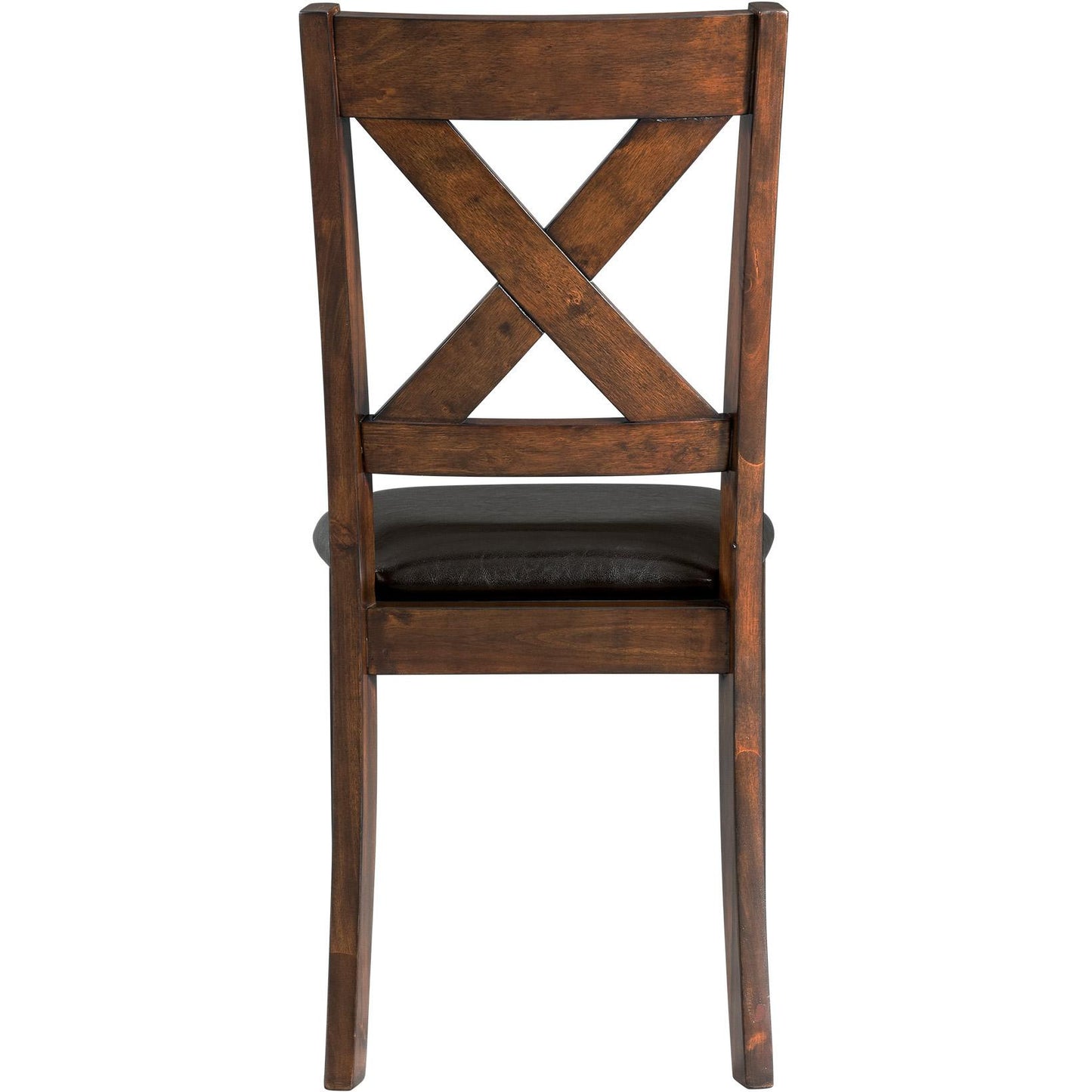  Elements International Alex Dining Side Chair - Espresso IMAGE 4