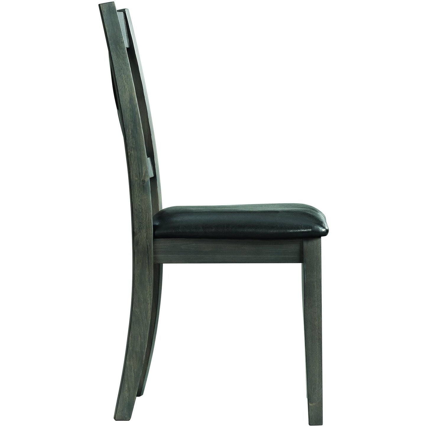  Elements International Alex Dining Side Chair Grey IMAGE 3