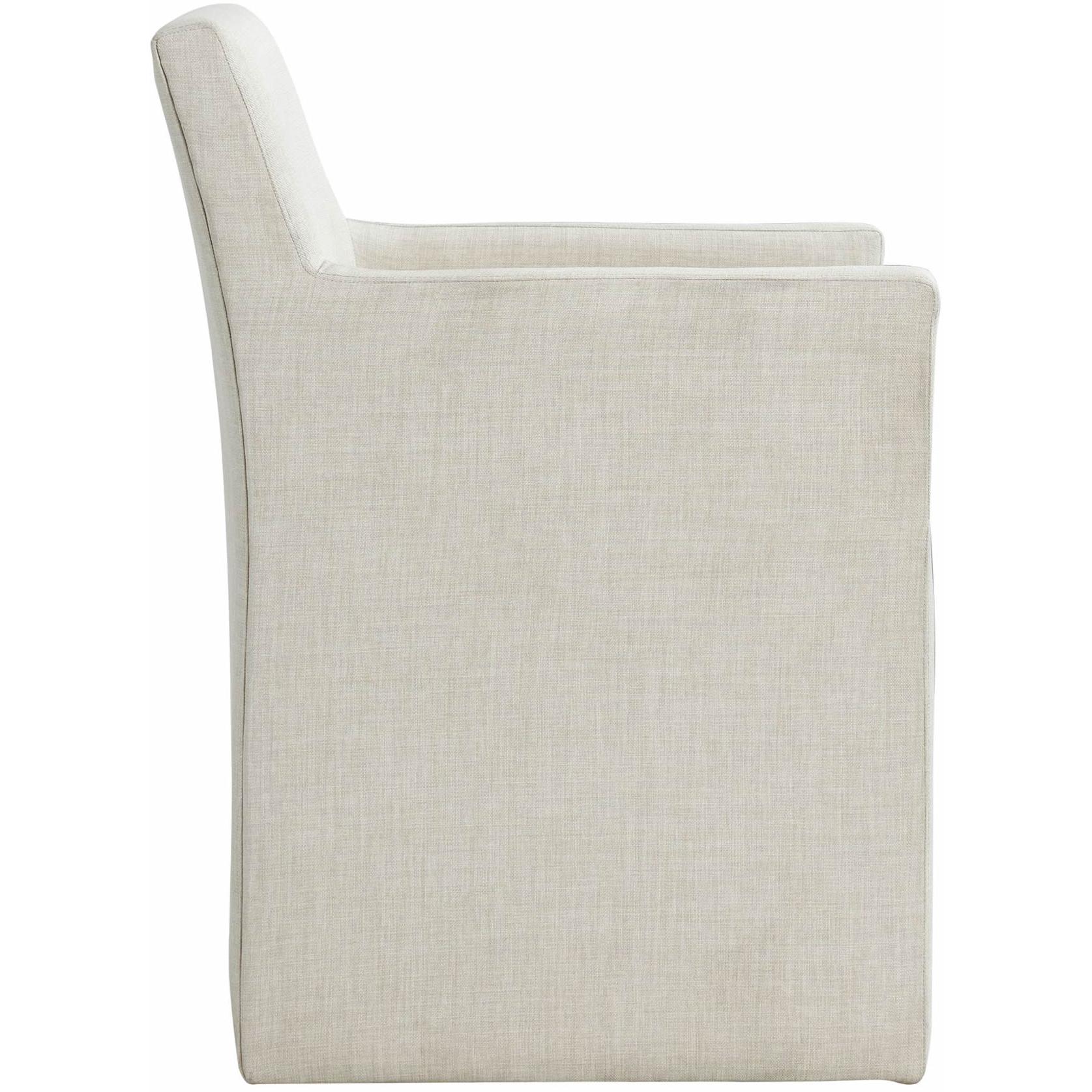  Elements International Collins Dining Arm Chair in Grey IMAGE 3