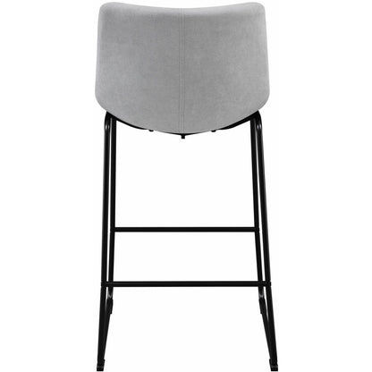  Elements International Seth (QSD6099-5B) 30" Linen Grey Bar Stool IMAGE 4