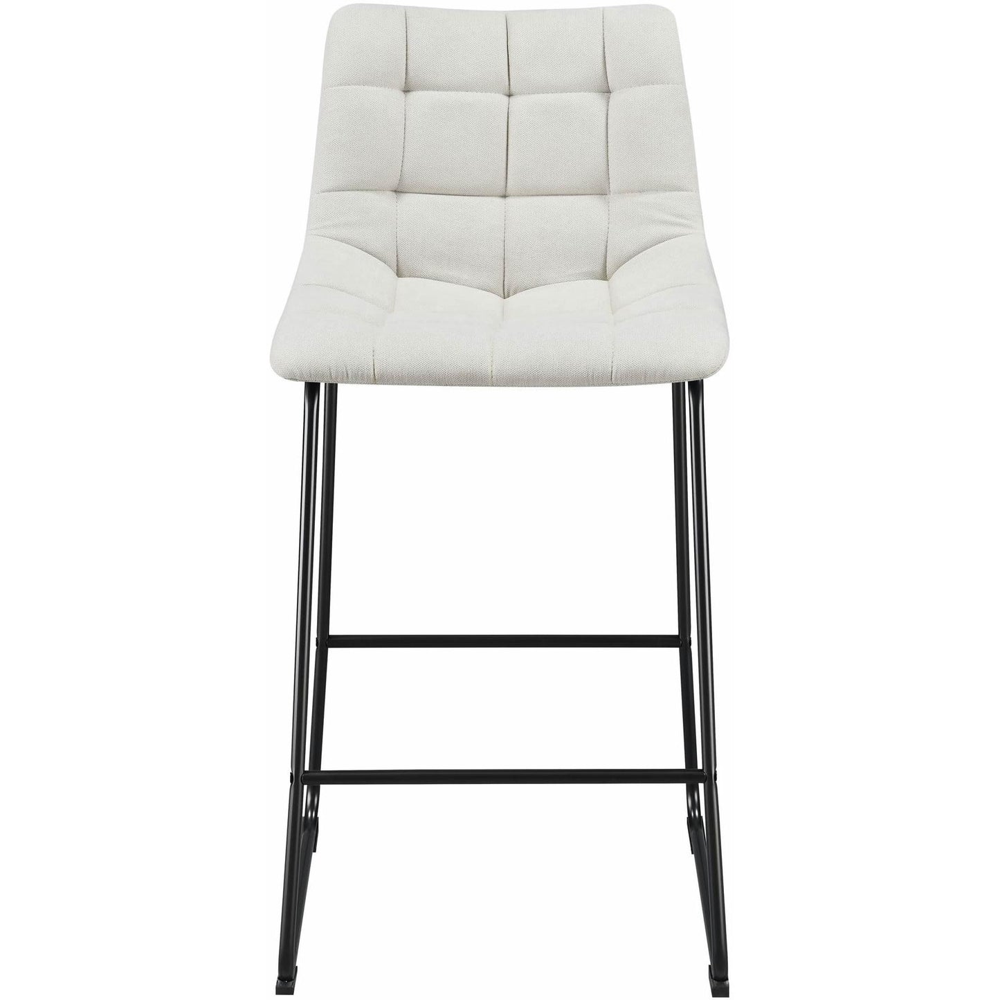  Elements International Seth (QSD6099-5B) 30" Linen White Bar Stool IMAGE 2