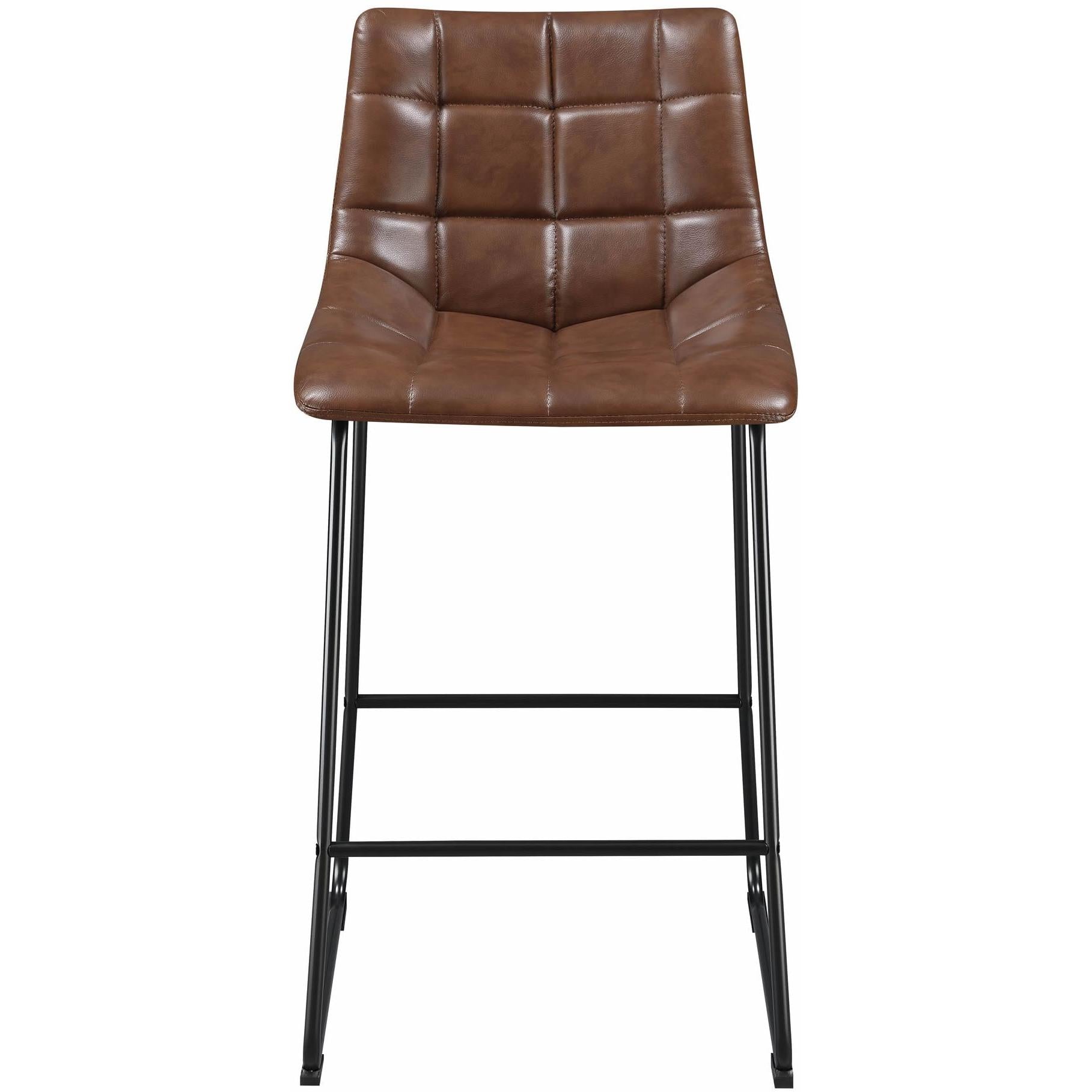  Elements International Seth (QSD6099-5B) 30" Distressed Cappuccino Bar Stool IMAGE 2