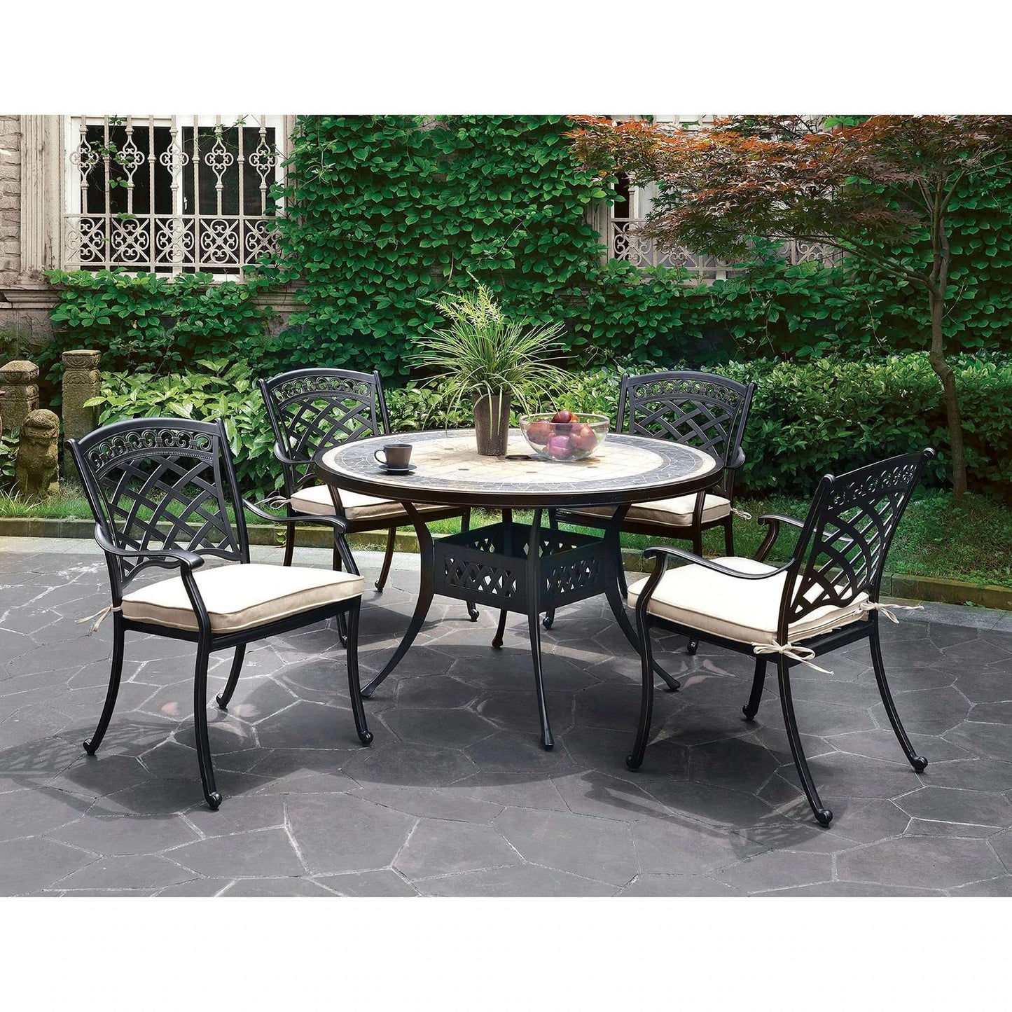  Furniture of America Outdoor Tables Dining Tables CM-OT2125-RT IMAGE 2
