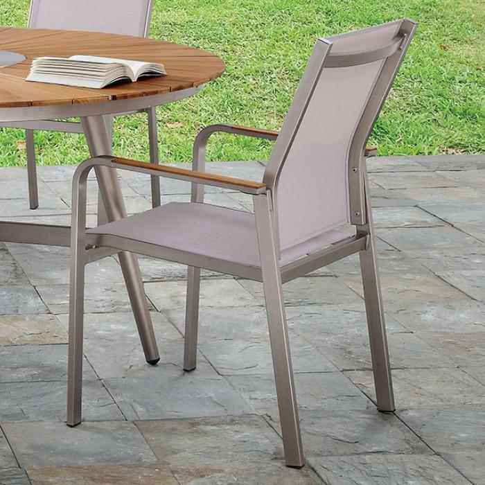  Furniture of America Outdoor Seating Chairs CM-OT1846-AC-4PK IMAGE 2