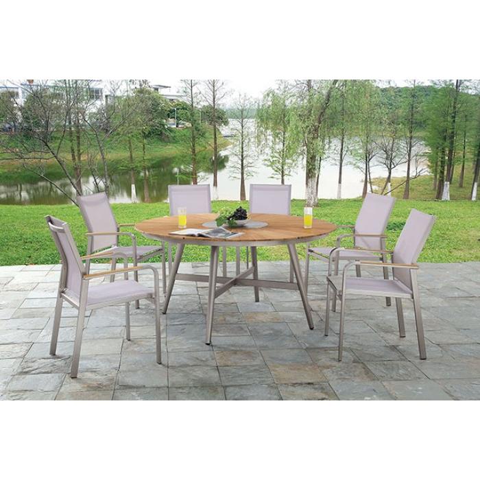  Furniture of America Outdoor Seating Chairs CM-OT1846-AC-4PK IMAGE 5