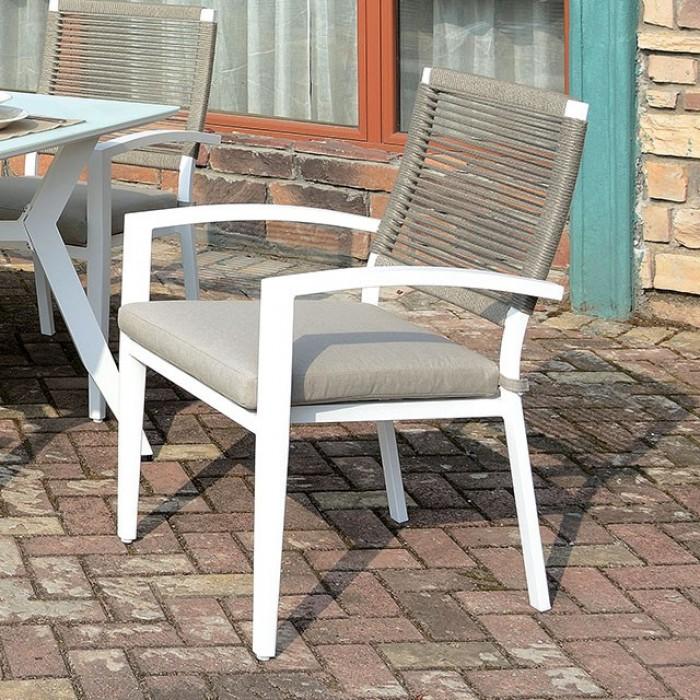  Furniture of America Outdoor Seating Chairs CM-OT2140AC-6PK IMAGE 1