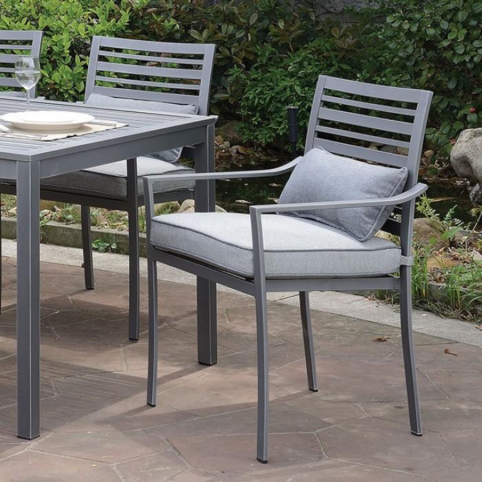  Furniture of America Outdoor Seating Dining Chairs CM-OT1845-AC-4PK IMAGE 1