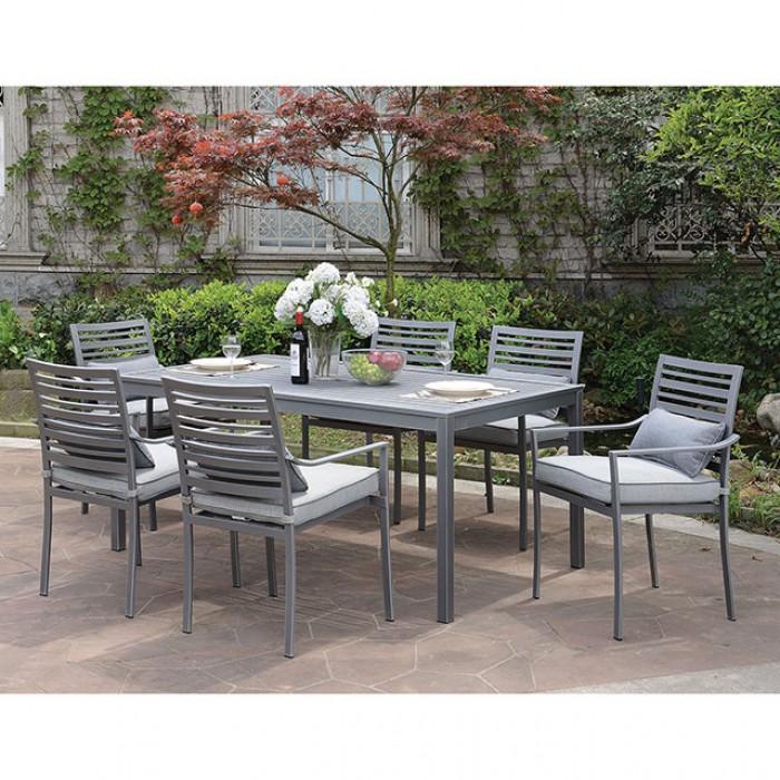  Furniture of America Outdoor Seating Dining Chairs CM-OT1845-AC-4PK IMAGE 3