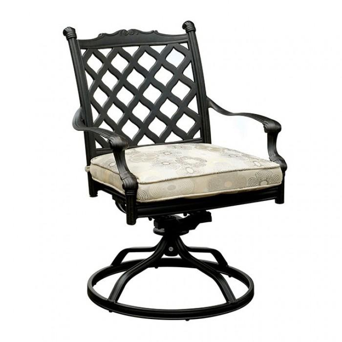  Furniture of America Outdoor Seating Dining Chairs CM-OT2303-RC-2PK IMAGE 1