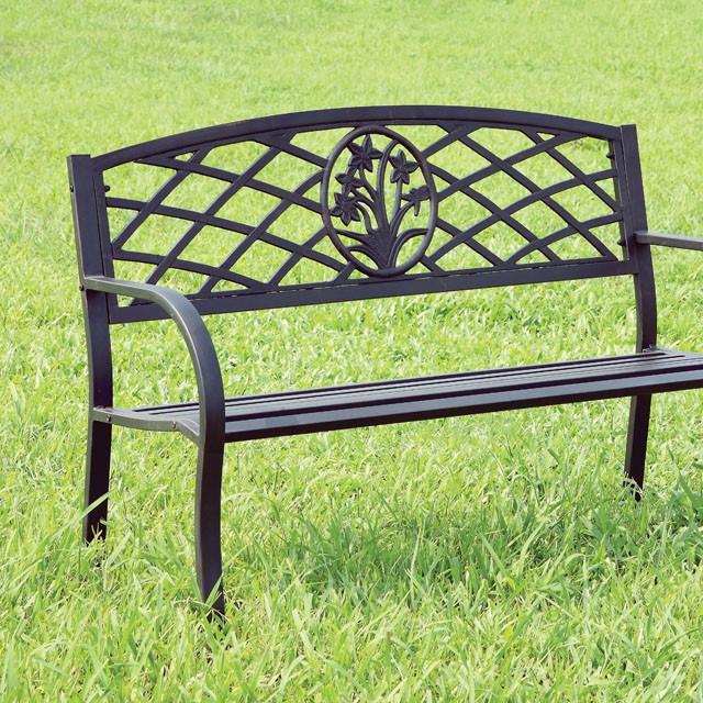  Furniture of America Minot CM-OB1809 Patio Bench IMAGE 2