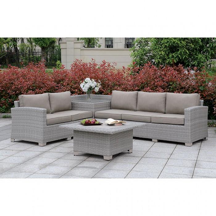  Furniture of America Bushnell CM-OS1840GY-SQ Square Coffee Table IMAGE 5