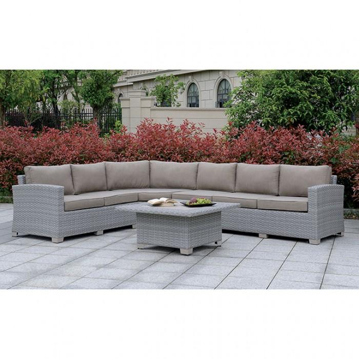  Furniture of America Bushnell CM-OS1840GY-SQ Square Coffee Table IMAGE 6