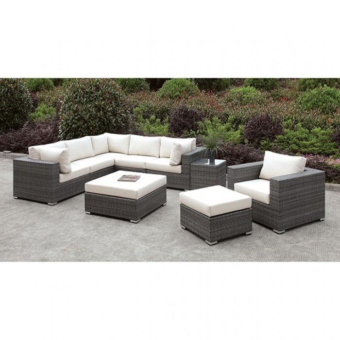  Furniture of America Outdoor Seating Sets CM-OS2128-SET9 IMAGE 1
