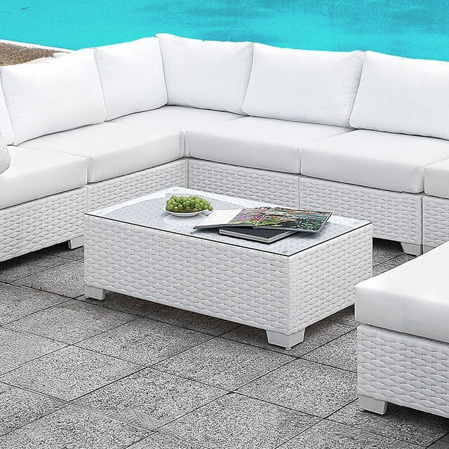  Furniture of America Outdoor Seating Sets CM-OS2128WH-SET2 IMAGE 2