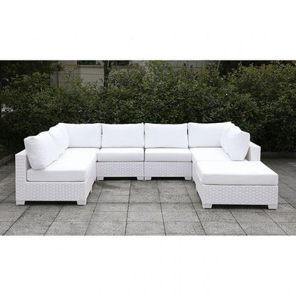  Furniture of America Outdoor Seating Sets CM-OS2128WH-SET3 IMAGE 1