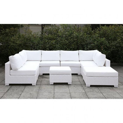  Furniture of America Outdoor Seating Sets CM-OS2128WH-SET4 IMAGE 1