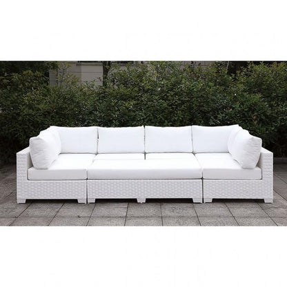  Furniture of America Outdoor Seating Sets CM-OS2128WH-SET5 IMAGE 1