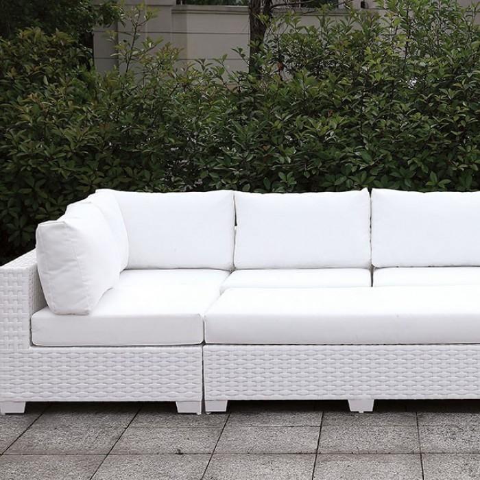  Furniture of America Outdoor Seating Sets CM-OS2128WH-SET5 IMAGE 2